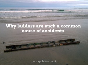 Ladder washed up on Lossiemouth West Beach