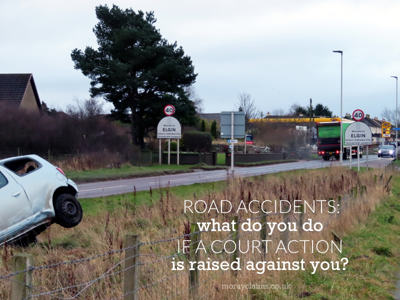 Car-in-the-ditch-beside-A941-north-of-Elgin-Moray