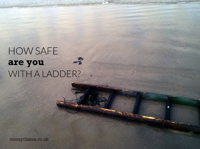 Ladder on the West Beach at Lossiemouth