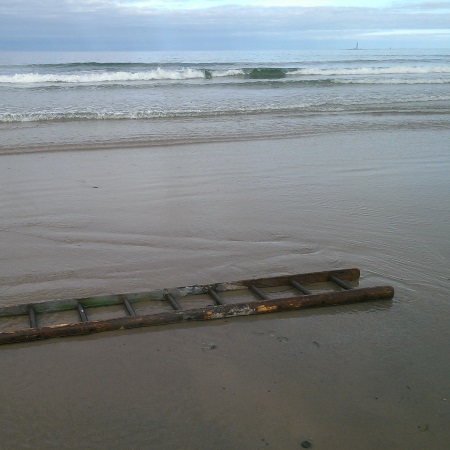 Ladder, West Beach, Lossiemouth, Moray