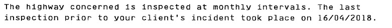 Insurer's denial of liability on behalf of a Scottish Local Authority