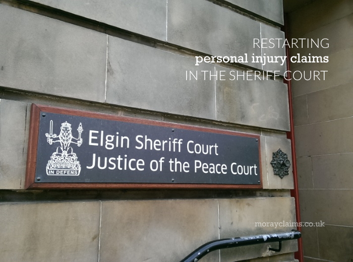 Entrance to Elgin Sheriff Court, Elgin, Moray